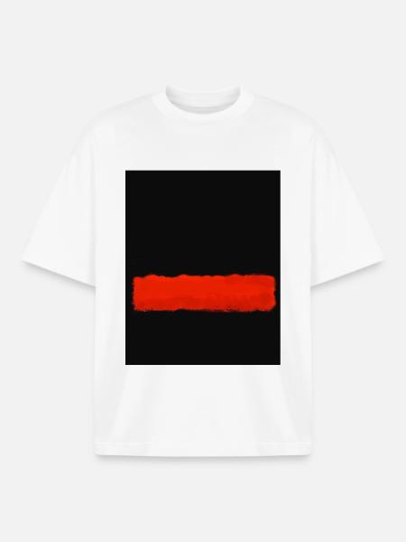 Rothko-Stil in digitalen Farben - Boxy Heavyweight Unisex Organic T-Shirt von Stanley/Stella - Weiß