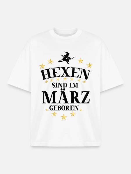 Witches March - Boxy Heavyweight Unisex Organic T-Shirt by Stanley/Stella - white