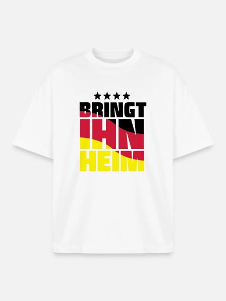 bringt ihn heim! WM pokal - Boxy Heavyweight Unisex Organic T-Shirt von Stanley/Stella - Weiß