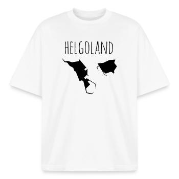 helgoland - Boxy Heavyweight Unisex Organic T-Shirt von Stanley/Stella - Weiß - Vorne - AI Model Male 185 light (185cm) & AI Model Female 172 dark (172cm)