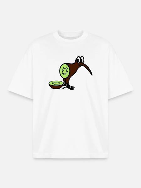 Kiwi - T-shirt unisexe boxy épais biologique Stanley/Stella - blanc