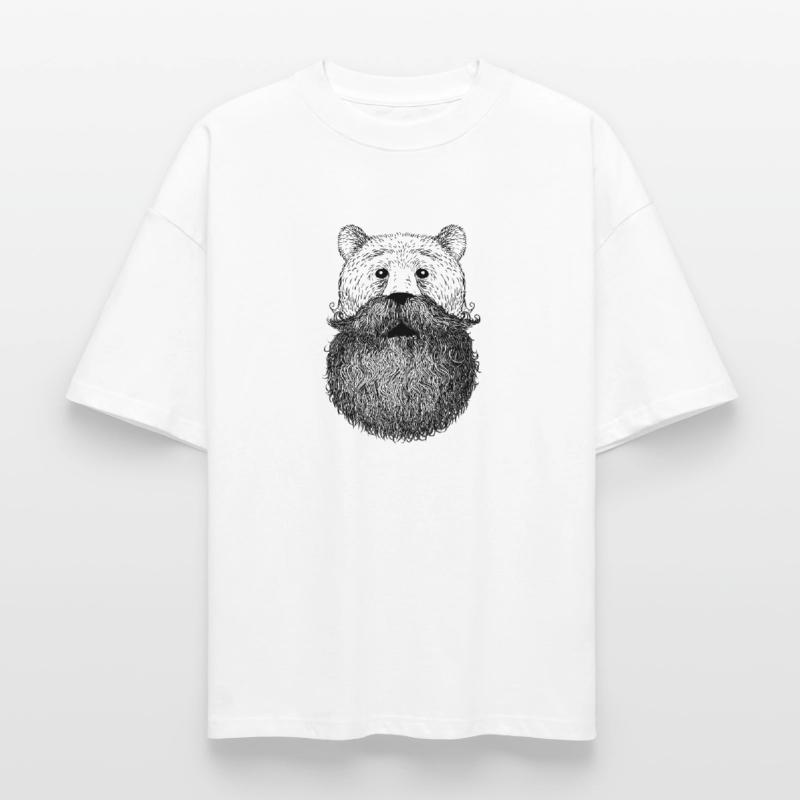 Bär oder Bart Boxy Heavyweight Unisex Organic T-Shirt von Stanley/Stella