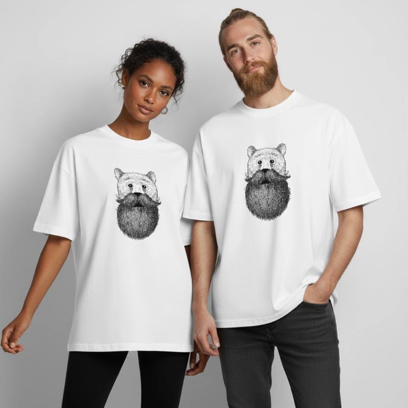 Bär oder Bart Boxy Heavyweight Unisex Organic T-Shirt von Stanley/Stella