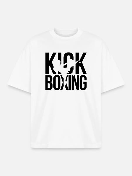 boxe kick boxing - T-shirt unisexe boxy épais biologique Stanley/Stella - blanc
