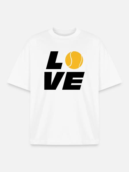 Tennis - T-shirt unisexe boxy épais biologique Stanley/Stella - blanc