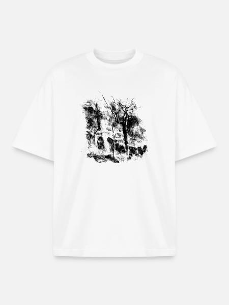 Waterfall - Boxy Heavyweight Unisex Organic T-Shirt by Stanley/Stella - white