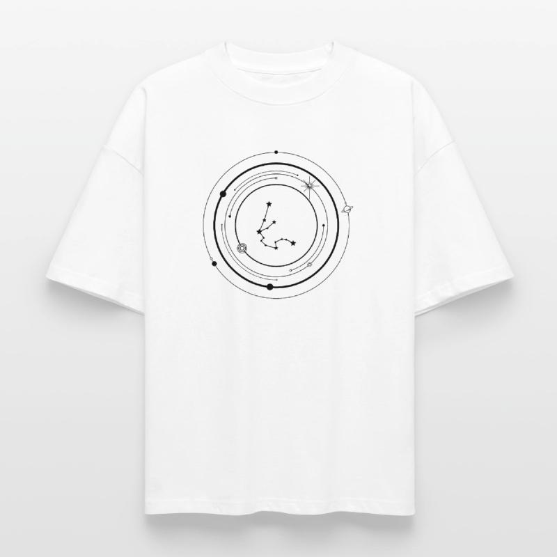 Starburst Dot Constellation Heavyweight Boxy Unisex T-Shirt by Stanley/Stella