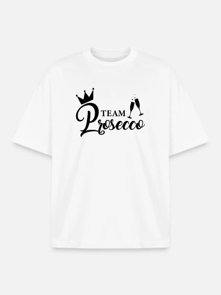 Team Prosecco! - Boxy Heavyweight Unisex Organic T-Shirt von Stanley/Stella - Weiß