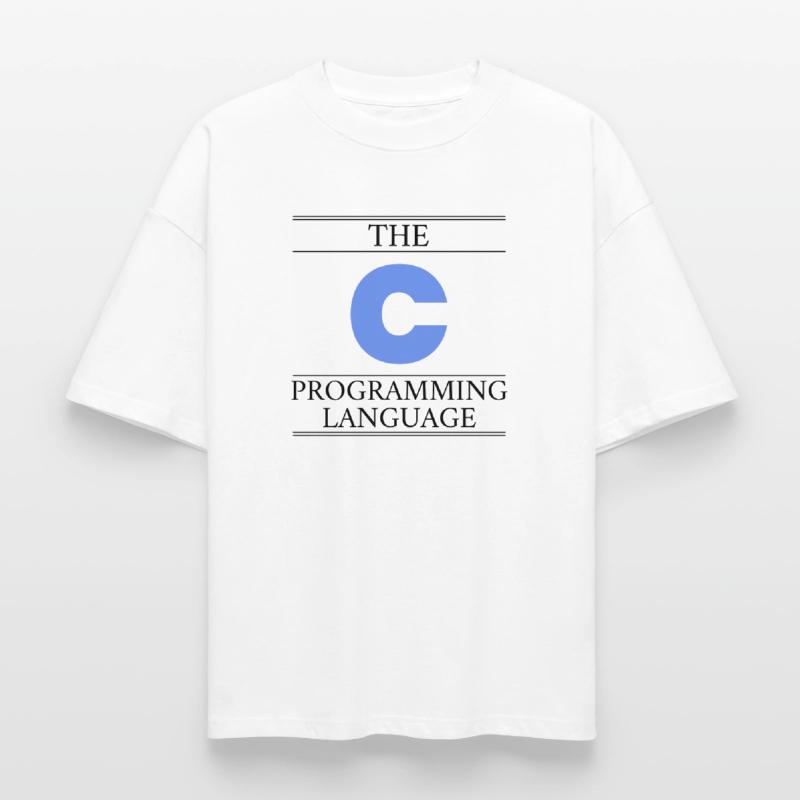 The C Programming Language Boxy Heavyweight Unisex Organic T-Shirt by Stanley/Stella