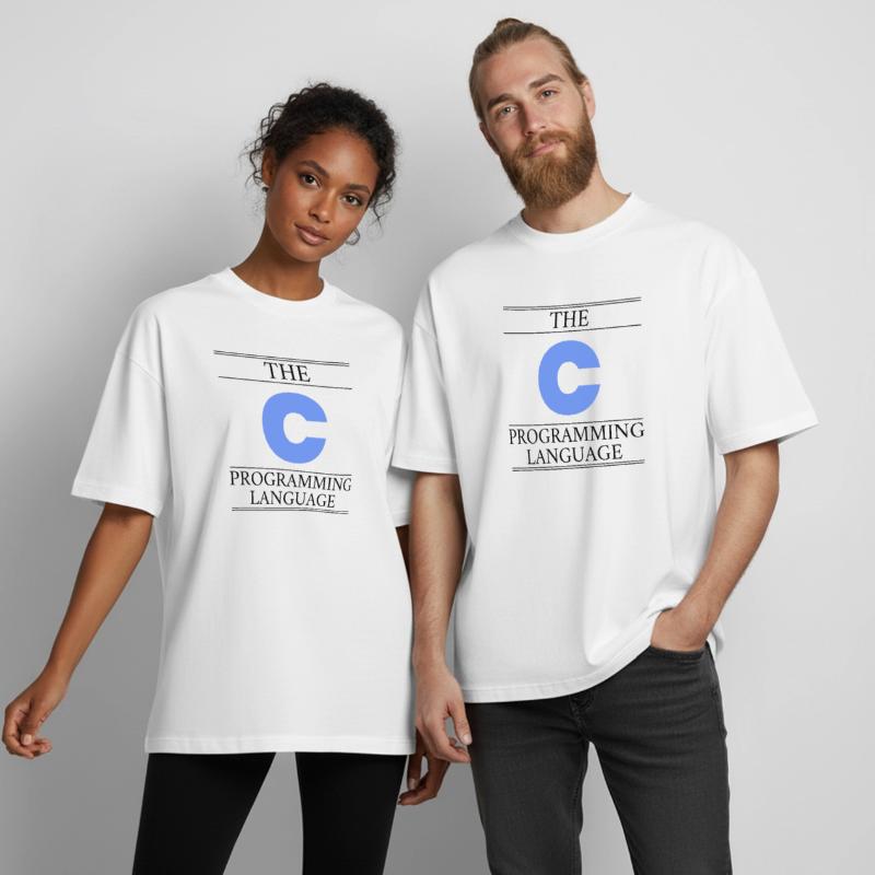Le langage de programmation C T-shirt unisexe boxy épais biologique Stanley/Stella