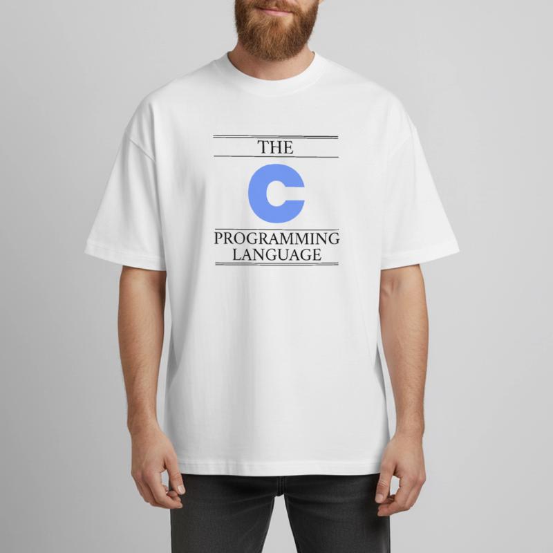 The C Programming Language Boxy Heavyweight Unisex Organic T-Shirt by Stanley/Stella