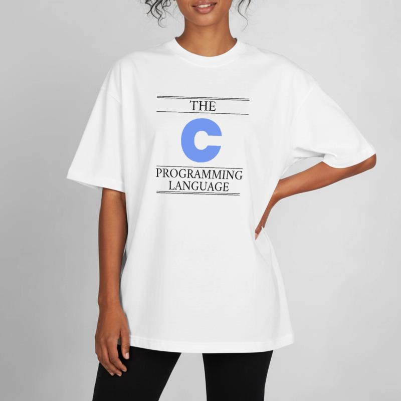 Le langage de programmation C T-shirt unisexe boxy épais biologique Stanley/Stella