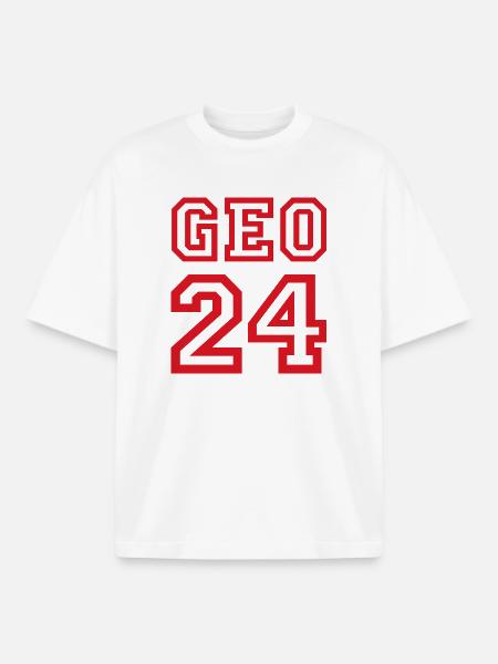 GEORGIEN Georgia - Boxy Heavyweight Unisex Organic T-Shirt by Stanley/Stella - white