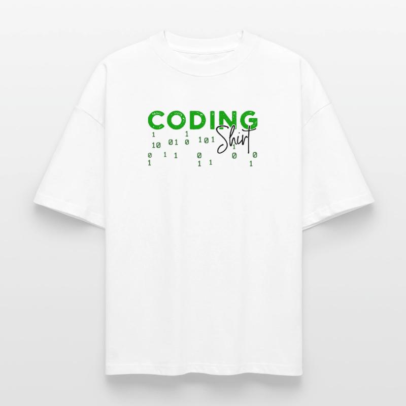 Coden Developer Programmer Web Developer Saying Heavyweight Boxy Unisex T-Shirt by Stanley/Stella