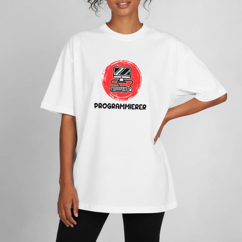 Developer Programmierer Coden Computer Informatik Heavyweight Unisex Boxy T-Shirt von stanley/stella	