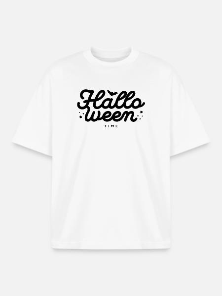 Celestial Night Sky Pattern Print - Boxy Heavyweight Unisex Organic T-Shirt by Stanley/Stella - white