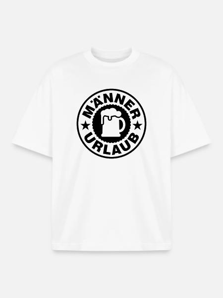 Men's Holiday Beer - Boxy Heavyweight Unisex Organic T-Shirt by Stanley/Stella - white
