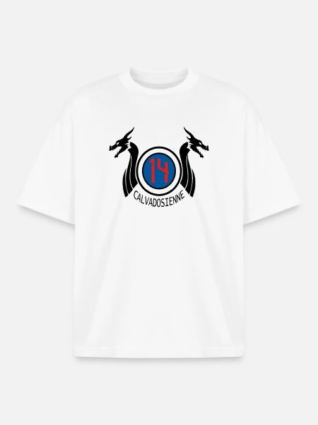 Calvadosienne 14 - Boxy Heavyweight Unisex Organic T-Shirt by Stanley/Stella - white