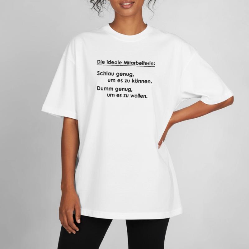 L’employé idéal T-shirt unisexe boxy épais biologique Stanley/Stella