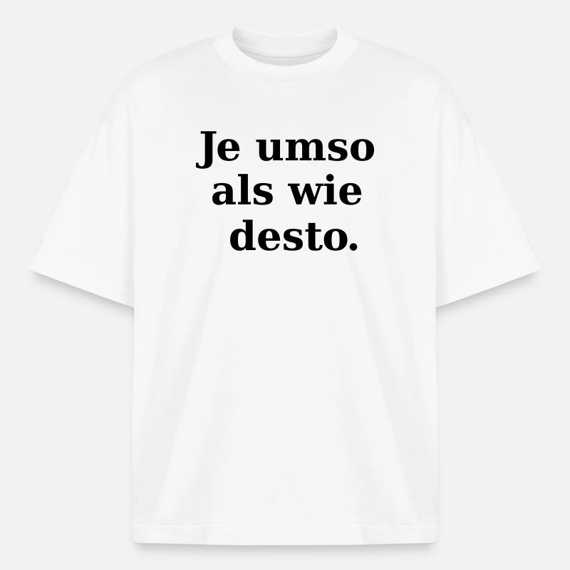 Pas de comparaison - T-shirt unisexe épais coupe boxy Stanley/Stella - blanc