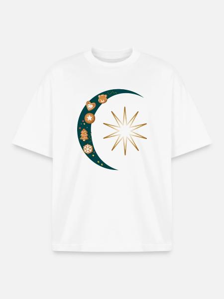 Gingerbread - T-shirt unisexe boxy épais biologique Stanley/Stella - blanc