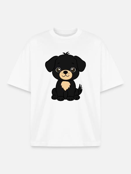 Dog - Boxy Heavyweight Unisex Organic T-Shirt by Stanley/Stella - white