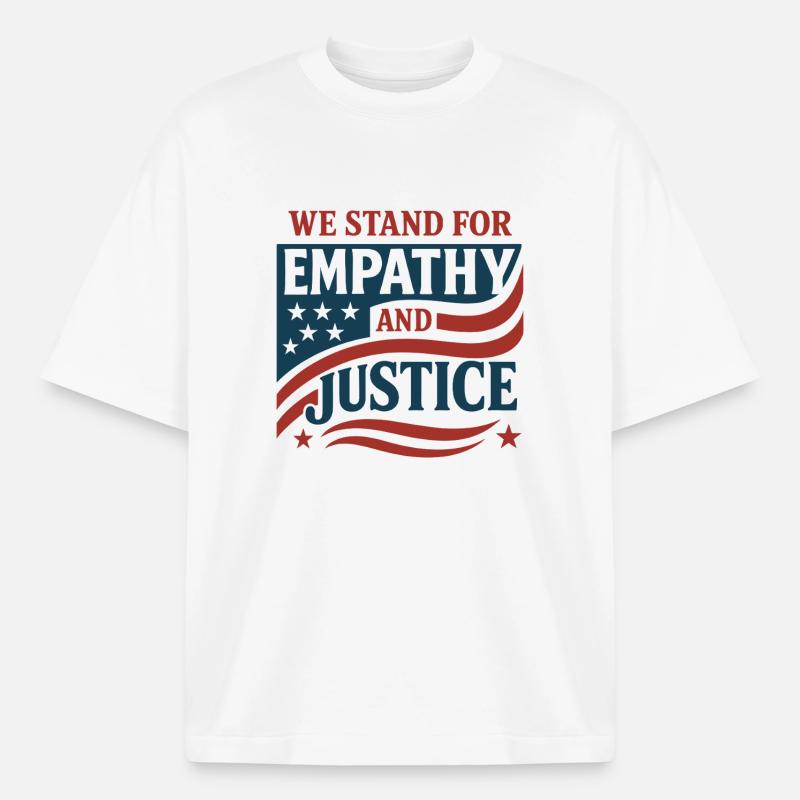 Forensic Nurse Practitioner Empathy & Justice - Boxy Heavyweight Unisex Organic T-Shirt von Stanley/Stella - Weiß