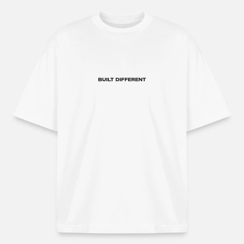 Construit différemment - T-shirt unisexe épais coupe boxy Stanley/Stella - blanc