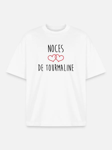 Turmalin-Hochzeit 52 Jahre Ehe - Boxy Heavyweight Unisex Organic T-Shirt von Stanley/Stella - Weiß