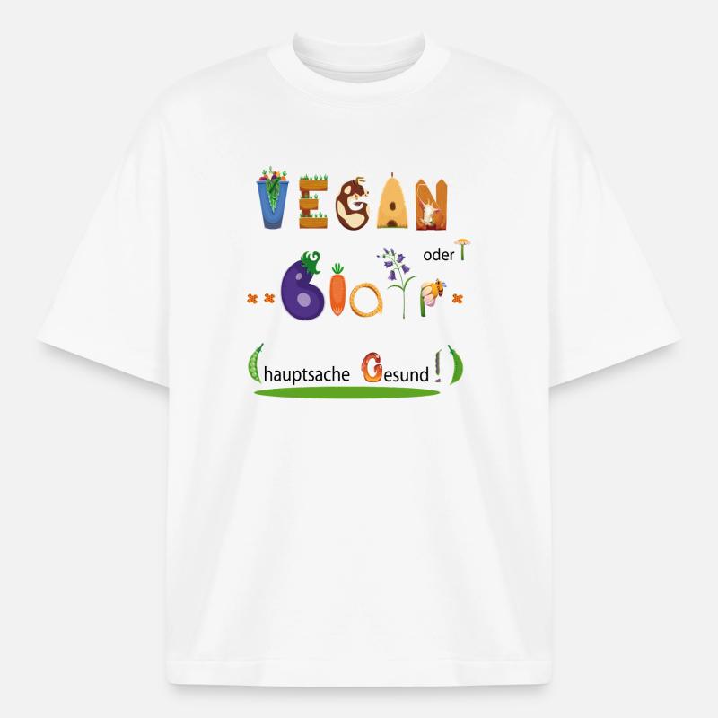 Vegan oder Bio - Boxy Heavyweight Unisex Organic T-Shirt von Stanley/Stella - Weiß