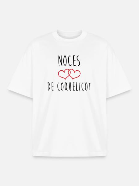 Mohnhochzeit 8 Jahre Ehe - Boxy Heavyweight Unisex Organic T-Shirt von Stanley/Stella - Weiß