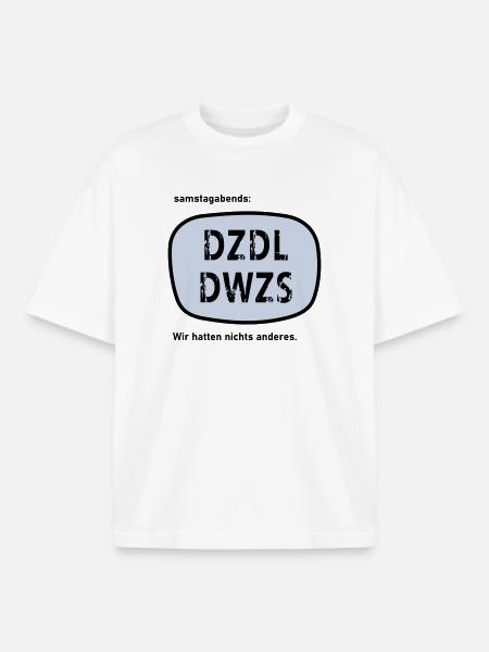 Fernsehunterhaltung meiner Jugend - Boxy Heavyweight Unisex Organic T-Shirt von Stanley/Stella - Weiß
