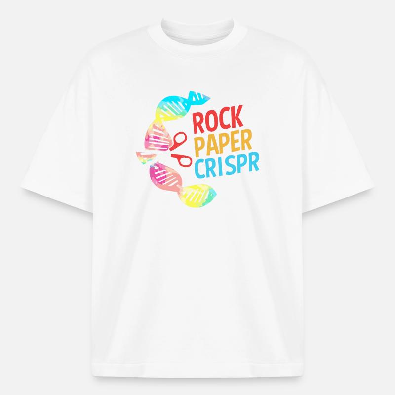 Structural formula molecule - Boxy Heavyweight Unisex Organic T-Shirt by Stanley/Stella - white