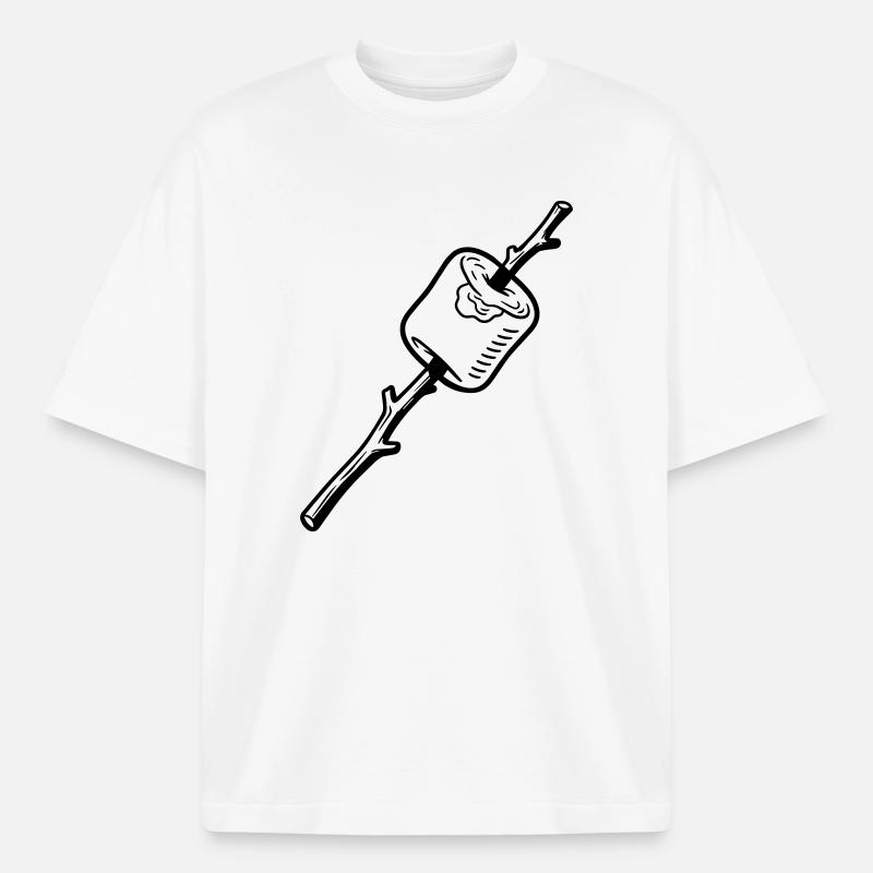 Marshmellow - Boxy Heavyweight Unisex Organic T-Shirt by Stanley/Stella - white