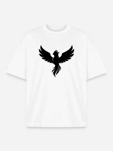 Phoenix - Boxy Heavyweight Unisex Organic T-Shirt von Stanley/Stella - Weiß