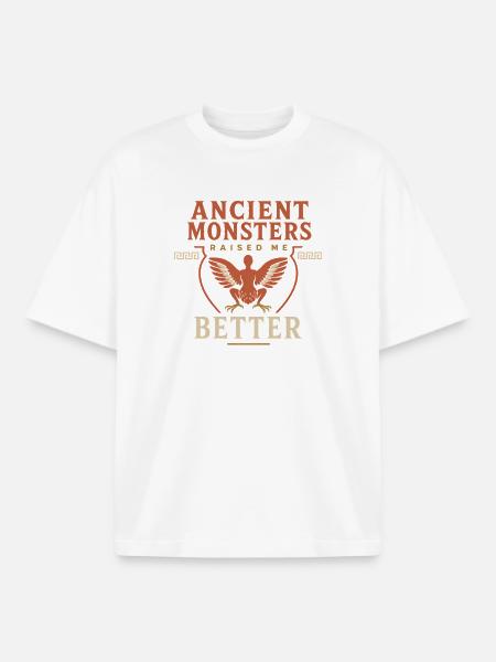 Harpy Greek Mythology Fantasy Monster - Boxy Heavyweight Unisex Organic T-Shirt by Stanley/Stella - white