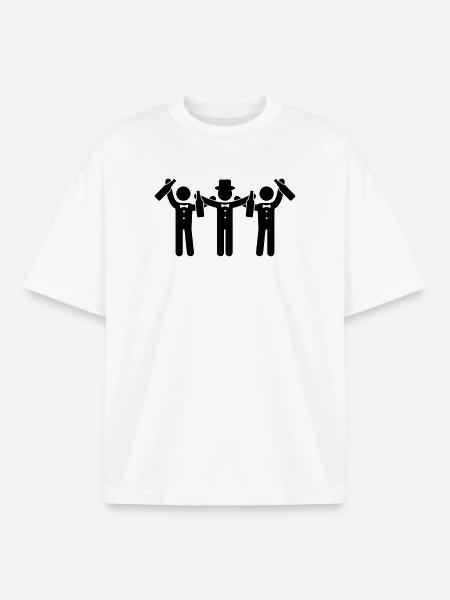 braeutigam_party - Boxy Heavyweight Unisex Organic T-Shirt by Stanley/Stella - white