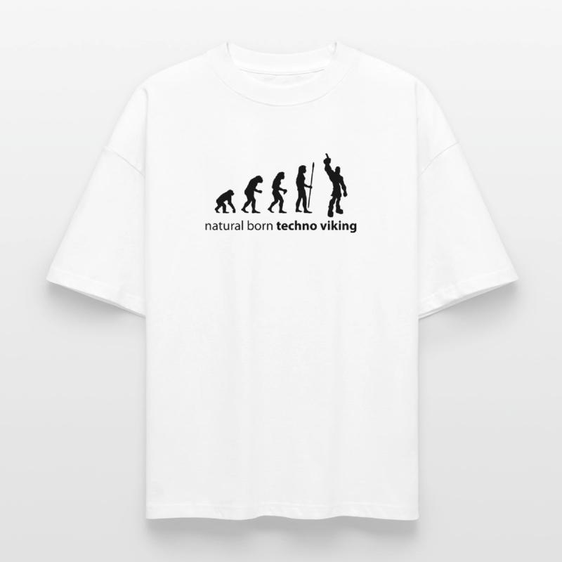evolution_techno_viking Boxy Heavyweight Unisex Organic T-Shirt by Stanley/Stella