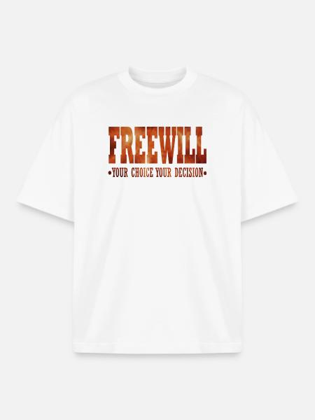 FreeWill - Boxy Heavyweight Unisex Organic T-Shirt by Stanley/Stella - white