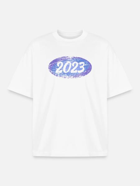 2023 2023 - Boxy Heavyweight Unisex Organic T-Shirt von Stanley/Stella - Weiß