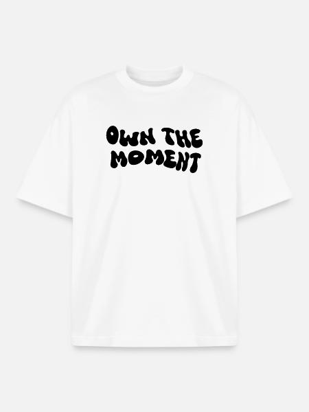 Own The Moment - Boxy Heavyweight Unisex Organic T-Shirt von Stanley/Stella - Weiß
