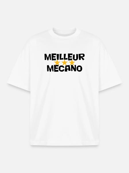 Best Mecano - Boxy Heavyweight Unisex Organic T-Shirt by Stanley/Stella - white
