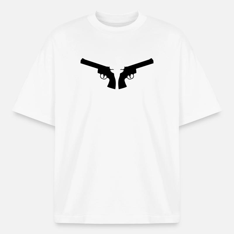 Armes - T-shirt unisexe épais coupe boxy Stanley/Stella - blanc