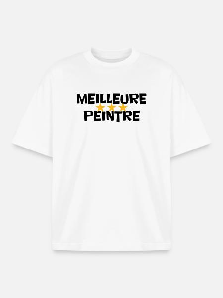 Beste Maler - Boxy Heavyweight Unisex Organic T-Shirt von Stanley/Stella - Weiß