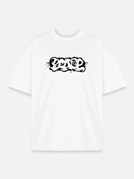 Peace - Boxy Heavyweight Unisex Organic T-Shirt von Stanley/Stella - Weiß
