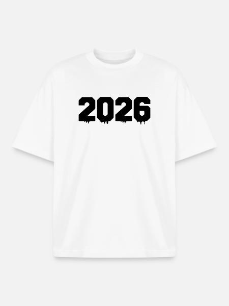 2026- - T-shirt unisexe boxy épais biologique Stanley/Stella - blanc