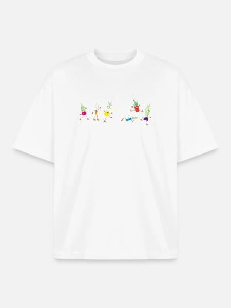 Botaniker - Boxy Heavyweight Unisex Organic T-Shirt von Stanley/Stella - Weiß