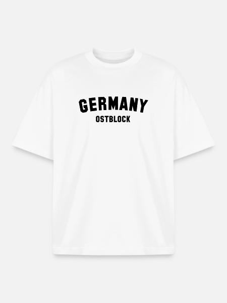 OSTBLOCK - Boxy Heavyweight Unisex Organic T-Shirt by Stanley/Stella - white
