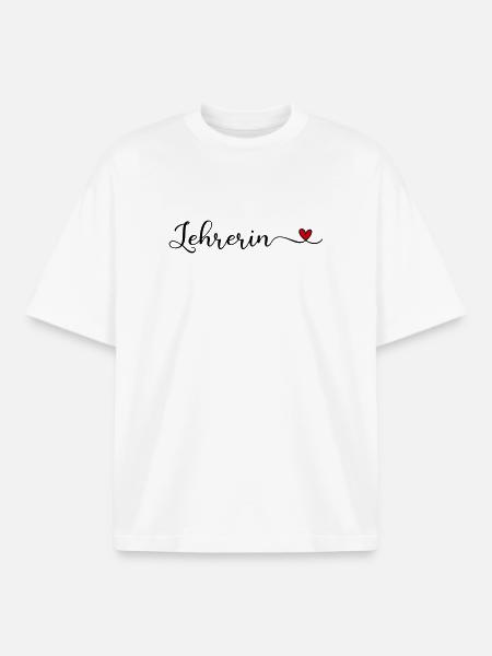 Lehrerin - Boxy Heavyweight Unisex Organic T-Shirt von Stanley/Stella - Weiß