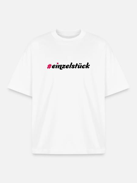 Einzelstück - Boxy Heavyweight Unisex Organic T-Shirt von Stanley/Stella - Weiß